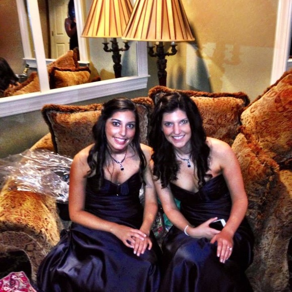 Bill Levkoff strapless bridesmaid dress. - Picture 6 of 7